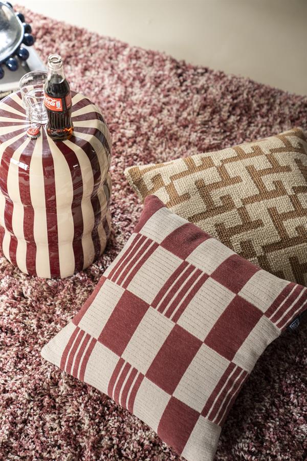 Kussen Twist 45x45 cm - Burgundy - Afbeelding 6