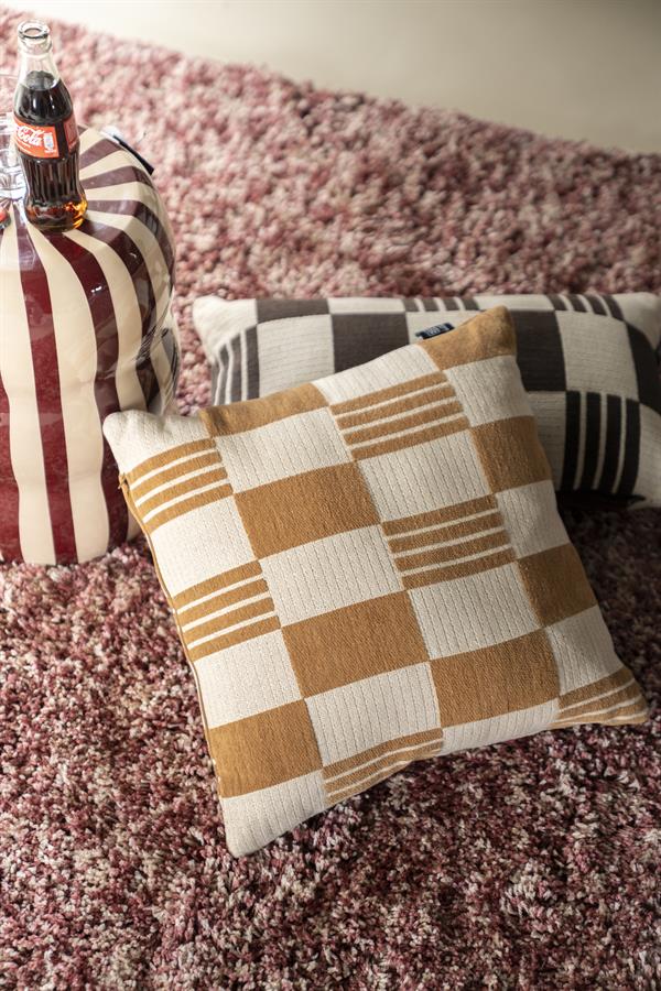 Kussen Twist 45x45 cm - Mosterd - Afbeelding 5