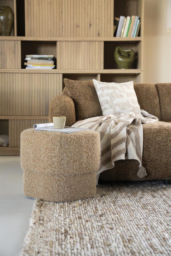 Poef Kelso - mosterd - Afbeelding 9