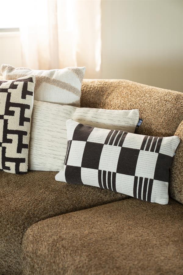 Kussen Twist 35x55 cm - Bruin - Afbeelding 7