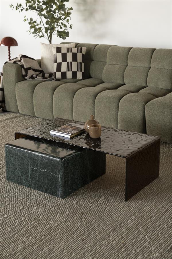 Salontafel Ripple Glas 110 x 55cm - Afbeelding 12