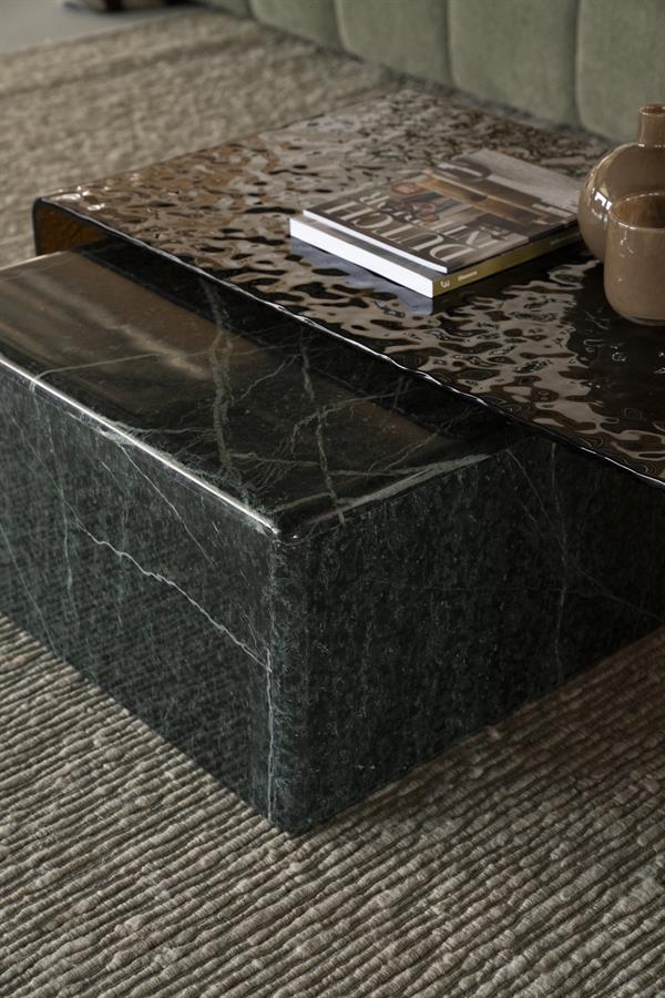 Salontafel Ripple Glas 110 x 55cm - Afbeelding 14