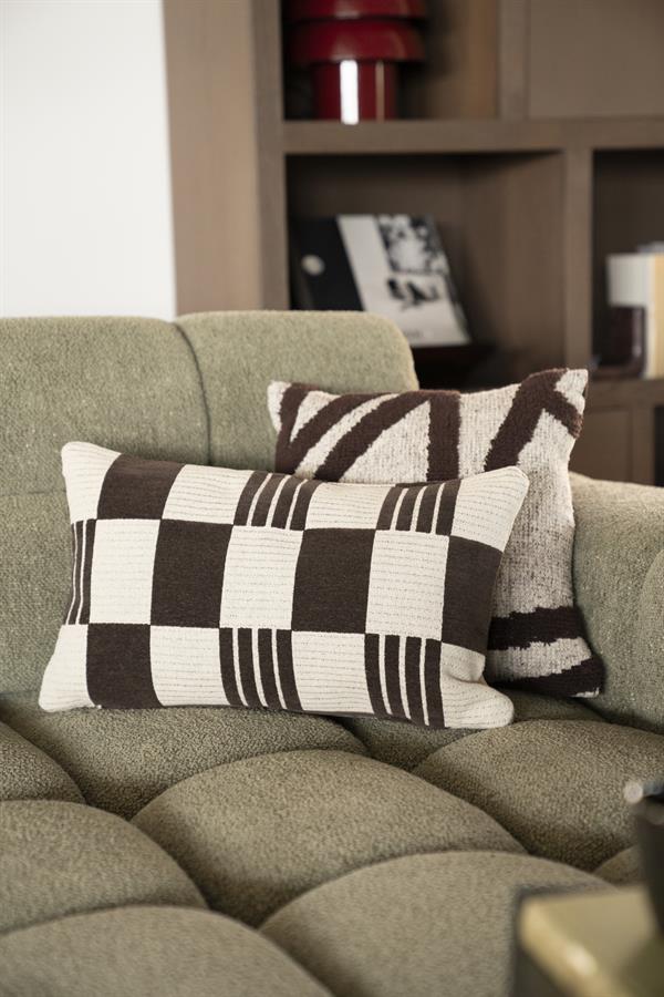 Kussen Twist 35x55 cm - Bruin - Afbeelding 8