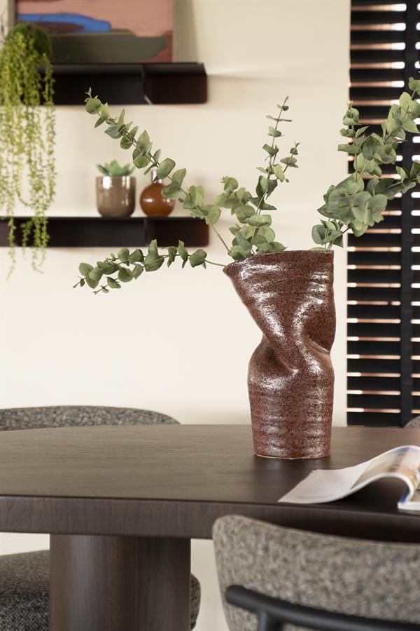 Vaas Songa Aardewerk 36cm hoog - Burgundy - Afbeelding 10