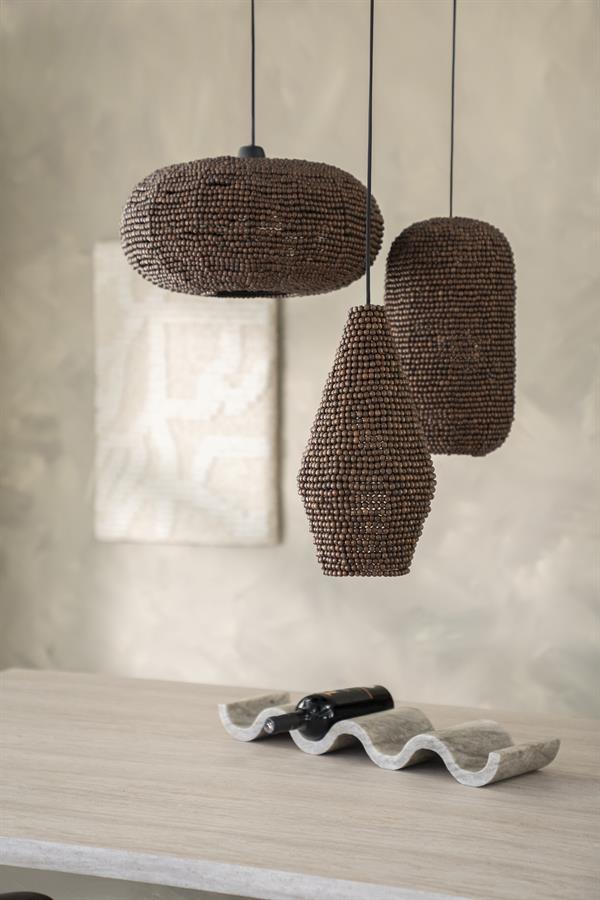 Hanglamp Shanga Houten kralen 22cm - Afbeelding 11