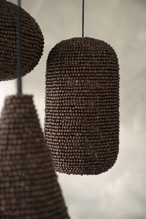Hanglamp Shanga Houten kralen 24cm - Afbeelding 10