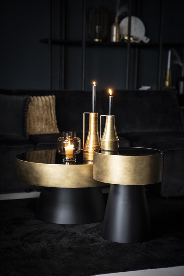 Salontafel Bunga groot - zwart/goud - Afbeelding 18