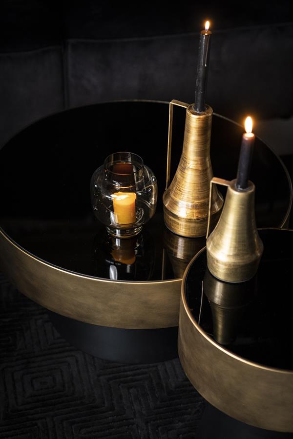Salontafel Bunga groot - zwart/goud - Afbeelding 19