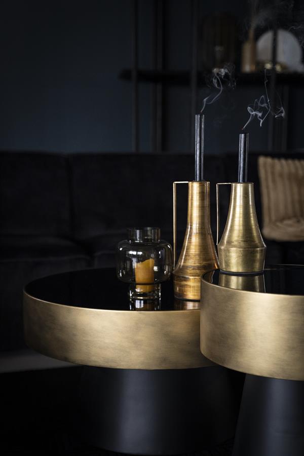 Salontafel Bunga groot - zwart/goud - Afbeelding 21