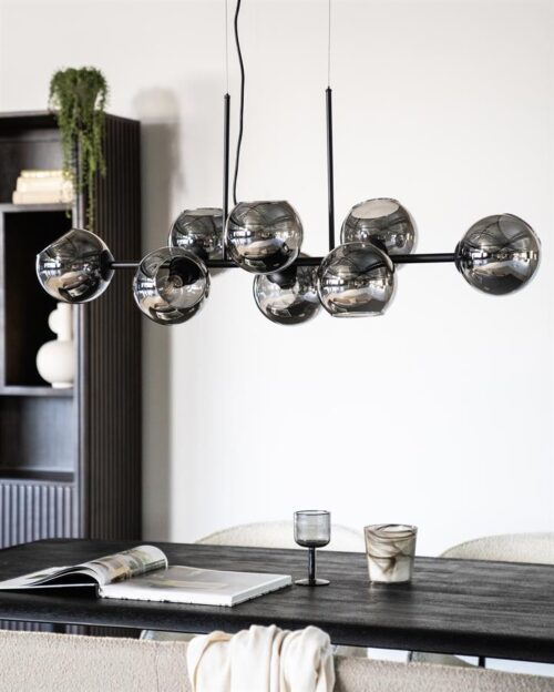 Hanglamp Stellar 8 lampen - zwart - Afbeelding 10