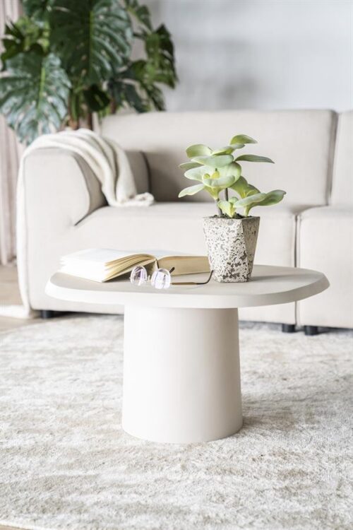 Bijzettafel Sten 57x71cm-Beige - Afbeelding 7