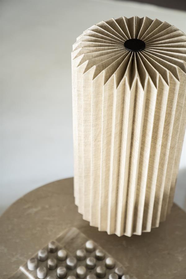 Tafellamp Zuki Linnen - 62cm hoog - Afbeelding 15