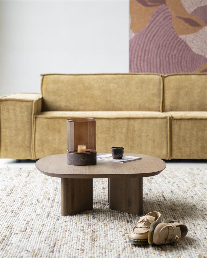 Salontafel Stef 80 x 80 cm - Bruin - Afbeelding 17