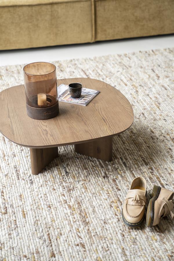 Salontafel Stef 80 x 80 cm - Bruin - Afbeelding 18