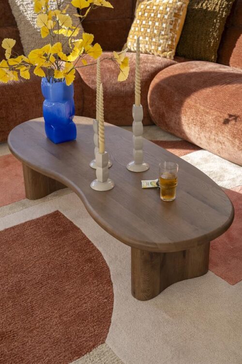 Organische Salontafel Josh - Bruin - Afbeelding 18