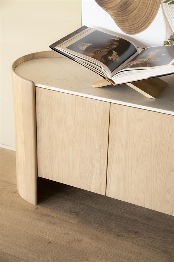 Dressoir Don Marmer en eikenhout 165cm - Afbeelding 31