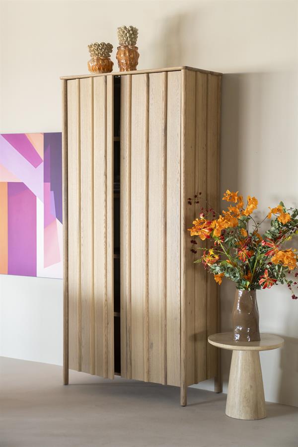 Opbergkast Jake Eikenhout 210 x 102cm - Naturel - Afbeelding 34