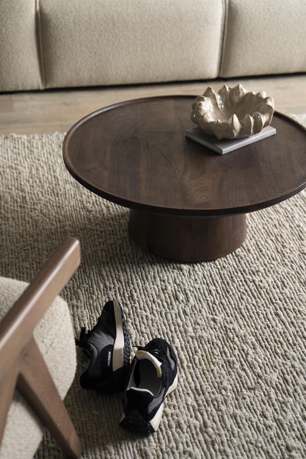 Ronde Salontafel Ron Mangohout 80 cm - Bruin - Afbeelding 20