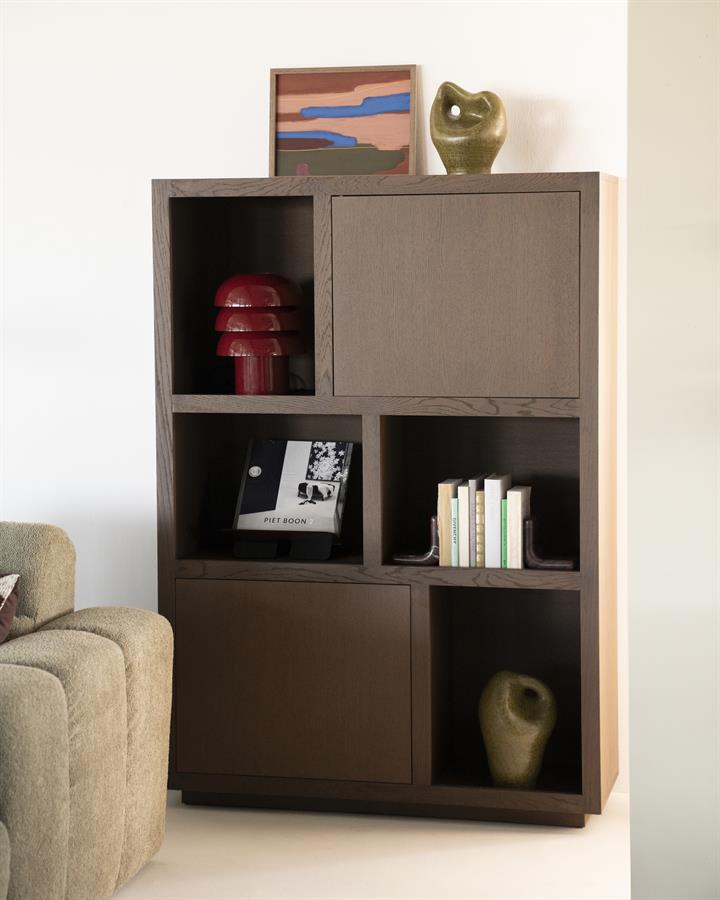 Opbergkast Helsinki Eikenhout 120 x 170 cm - Bruin - Afbeelding 13