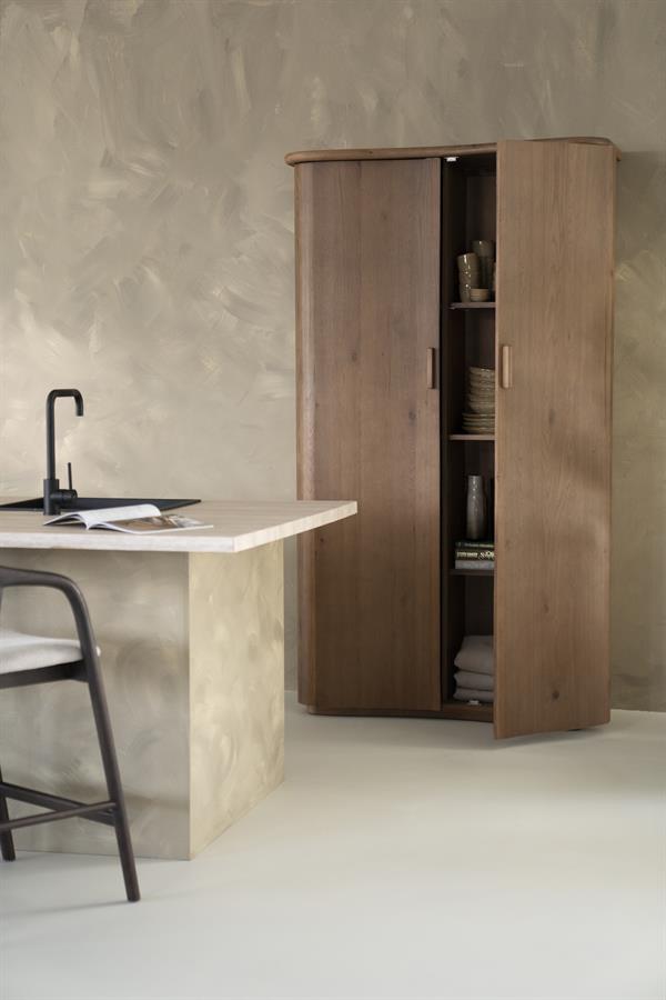 Opbergkast Josh Eikenhout 210 x 120cm - Bruin - Afbeelding 5