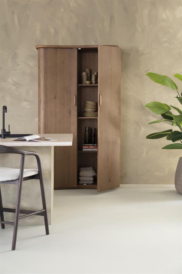 Opbergkast Josh Eikenhout 210 x 120cm - Bruin - Afbeelding 19