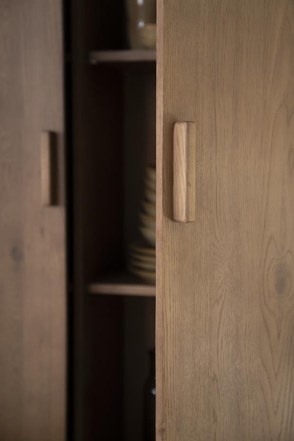 Opbergkast Josh Eikenhout 210 x 120cm - Bruin - Afbeelding 4