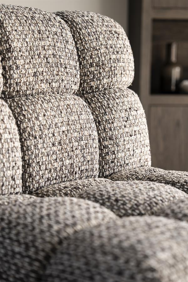 Fauteuil Fenna Geweven stof - Taupe - Afbeelding 12
