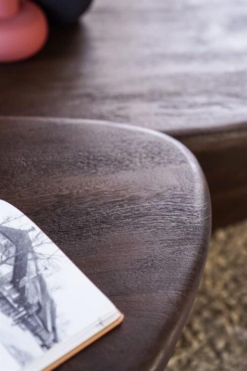 Salontafel Mila Mangohout Bruin - 100x78cm - Afbeelding 21