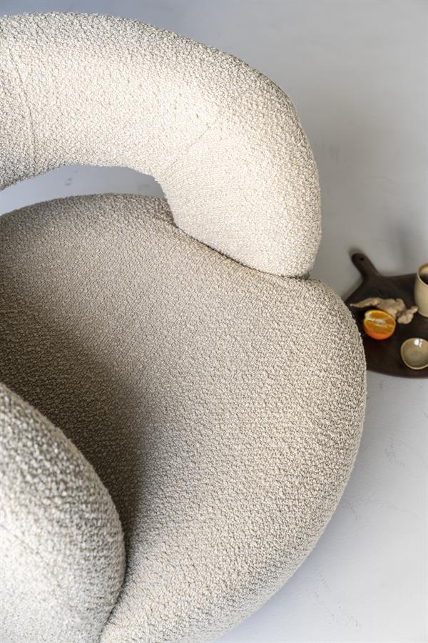 Fauteuil Sharon Bouclé - Zand - Afbeelding 32