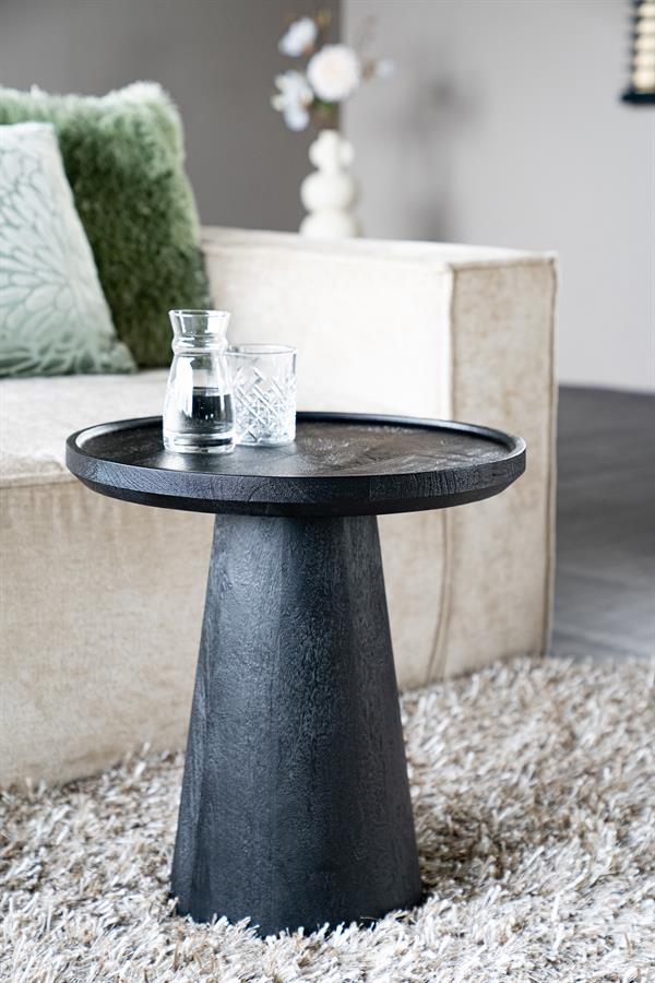 Ronde Bijzettafel Ron Mangohout - Zwart - Afbeelding 16