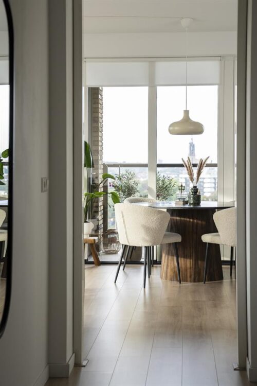 Ronde Eettafel Maxim mangohout marmer 130cm - Afbeelding 27