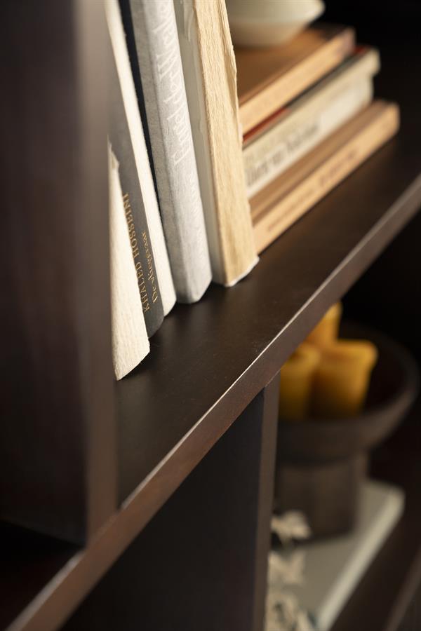 Boekenkast Remi Mangohout en Metaal 200 x 200 cm - Bruin - Afbeelding 24