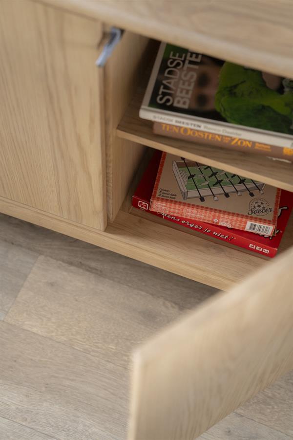 Dressoir Harvey Eikenhout 200 cm - Naturel - Afbeelding 21