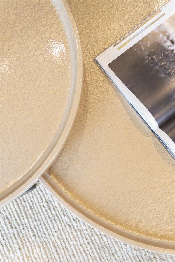 Ronde Salontafel Mayson 120cm - Beige - Afbeelding 12