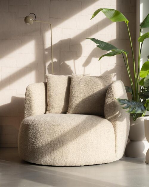 Fauteuil Louis Bouclé - Zand - Afbeelding 35