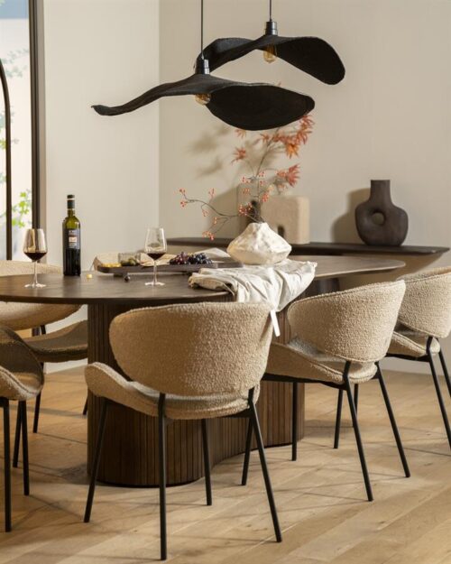 Organische Eettafel Jordy Mangohout 200 x 110cm - Bruin - Afbeelding 16