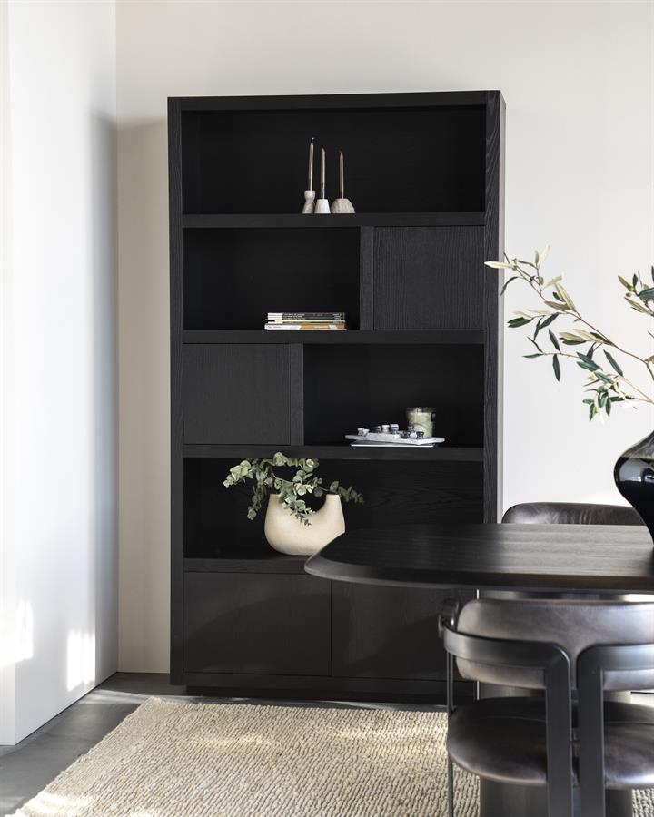 Opbergkast Helsinki Eikenhout 120 x 220 cm - Zwart - Afbeelding 27