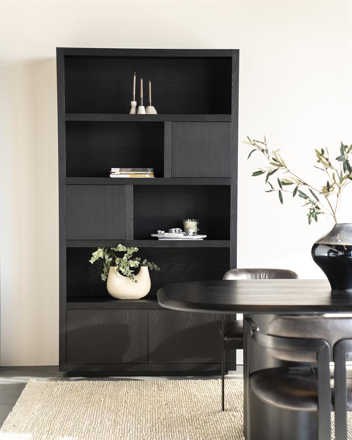 Opbergkast Helsinki Eikenhout 120 x 220 cm - Zwart - Afbeelding 28