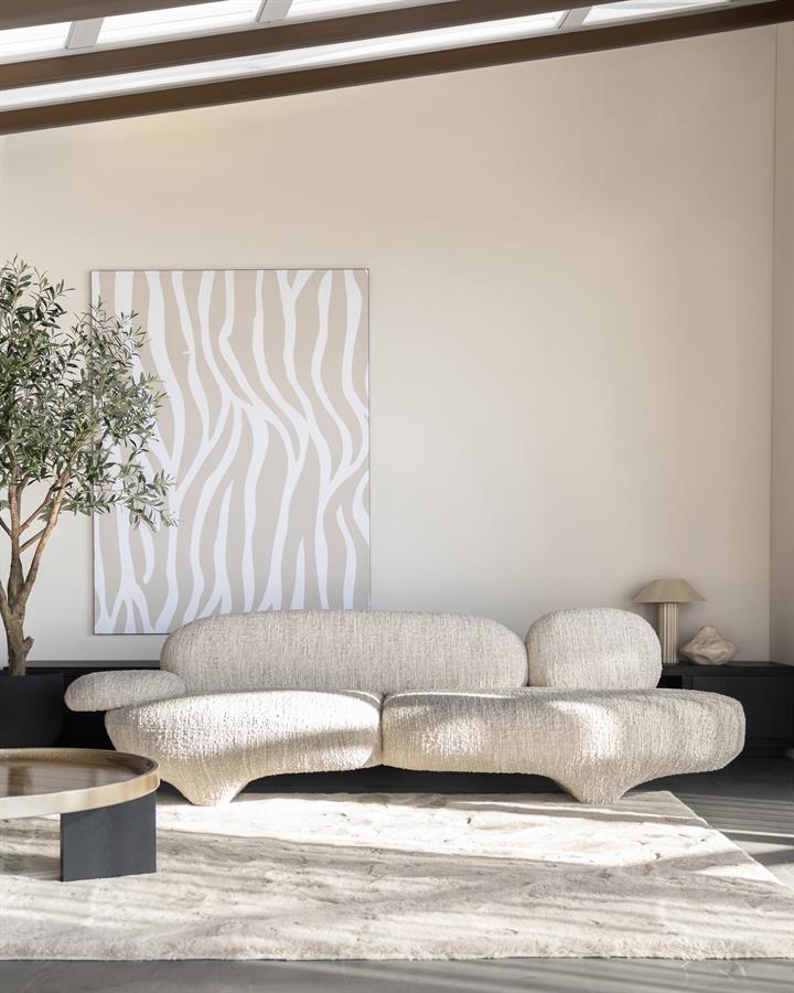 Organische Bank Jayden Beige - 265cm - Afbeelding 20