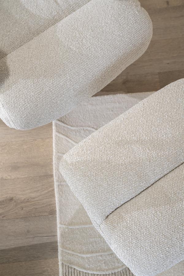 Verstelbare Fauteuil Caleb Met voetenbank -  Beige - Afbeelding 44