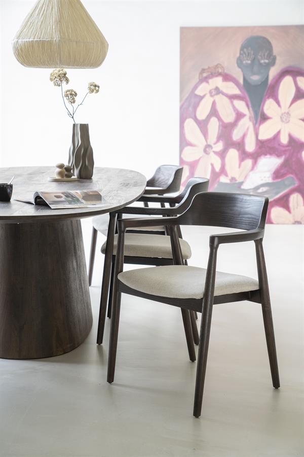 Eetkamerstoel Yorick - Bruin - Afbeelding 31