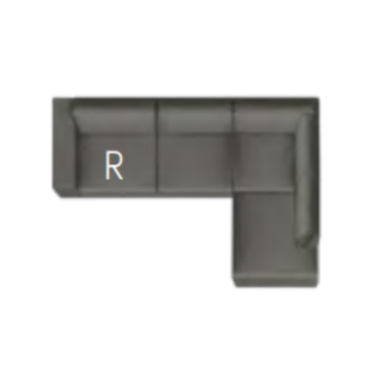 1.5 zits met recliner + 1.5 + hoek + eiland (5.5 zp)