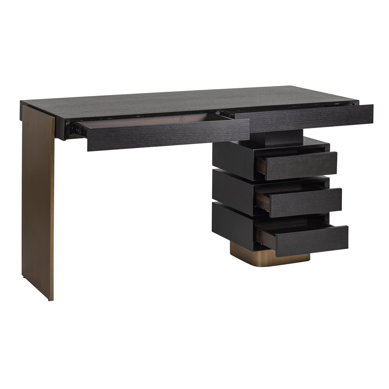 Bureau Connar Eiken - 140 x 60 cm - Afbeelding 7
