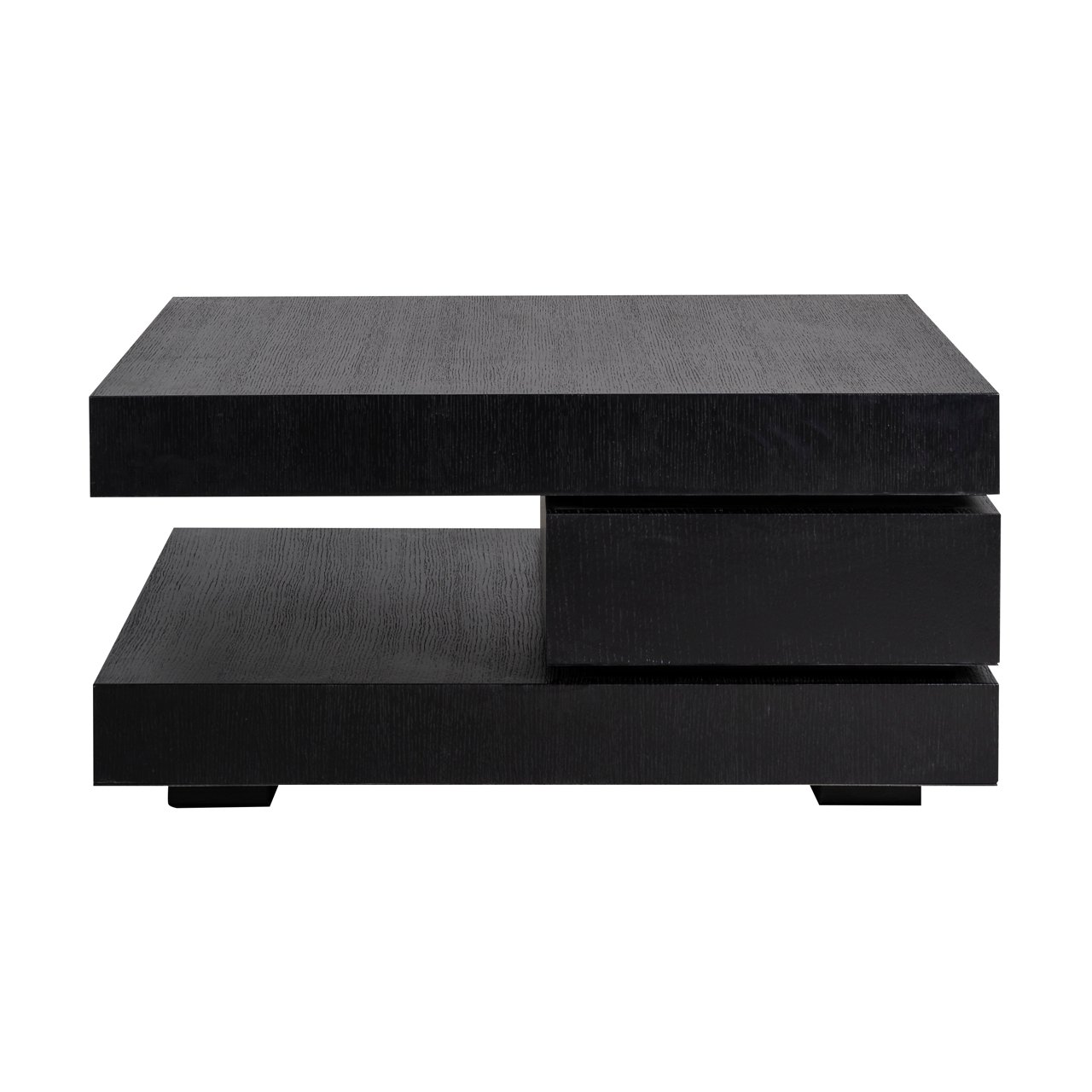 Vierkante Salontafel Oakura 90 cm - Zwart - Afbeelding 4