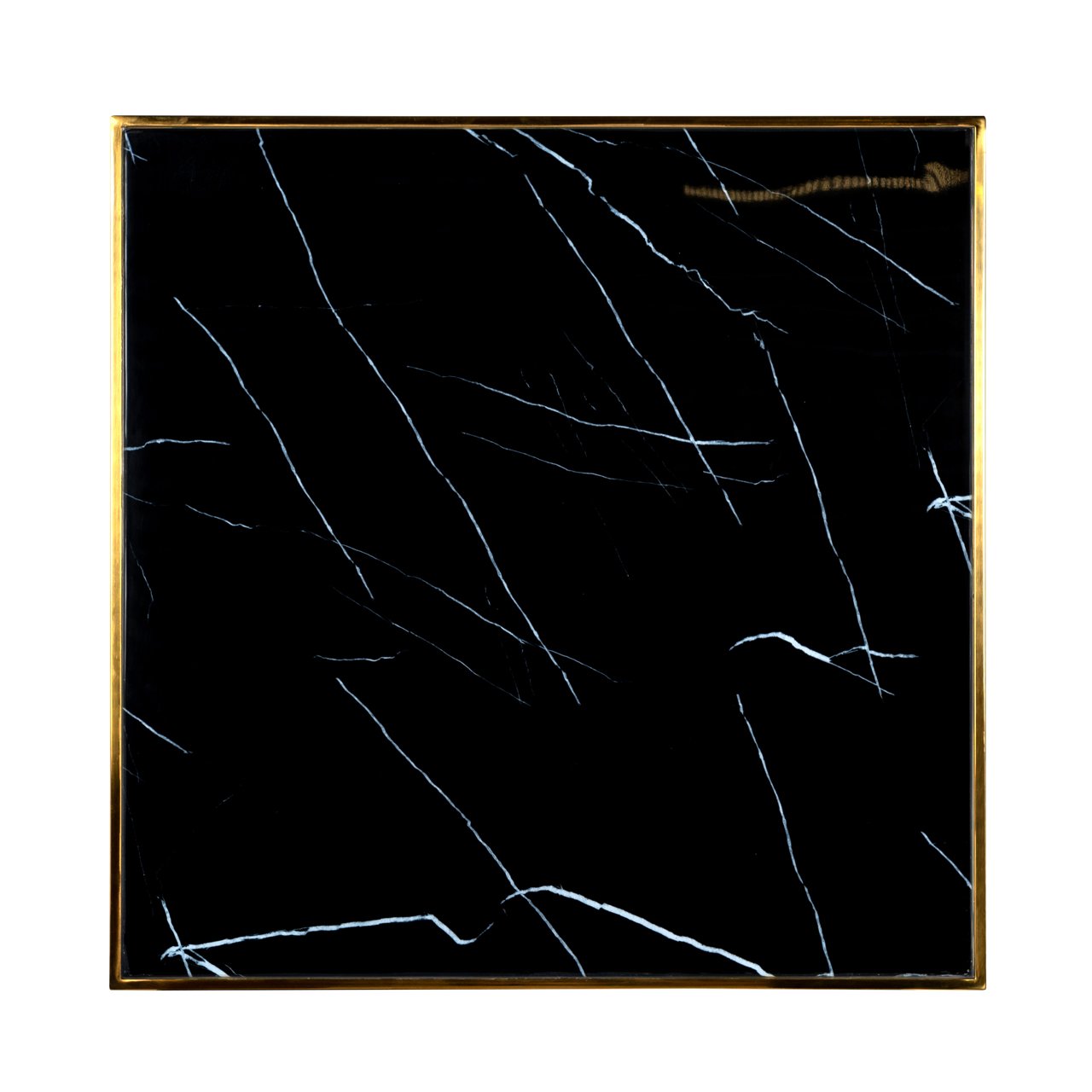 Bistrotafel Can Roca 70 x 70 cm - Zwart/Goud - Afbeelding 2