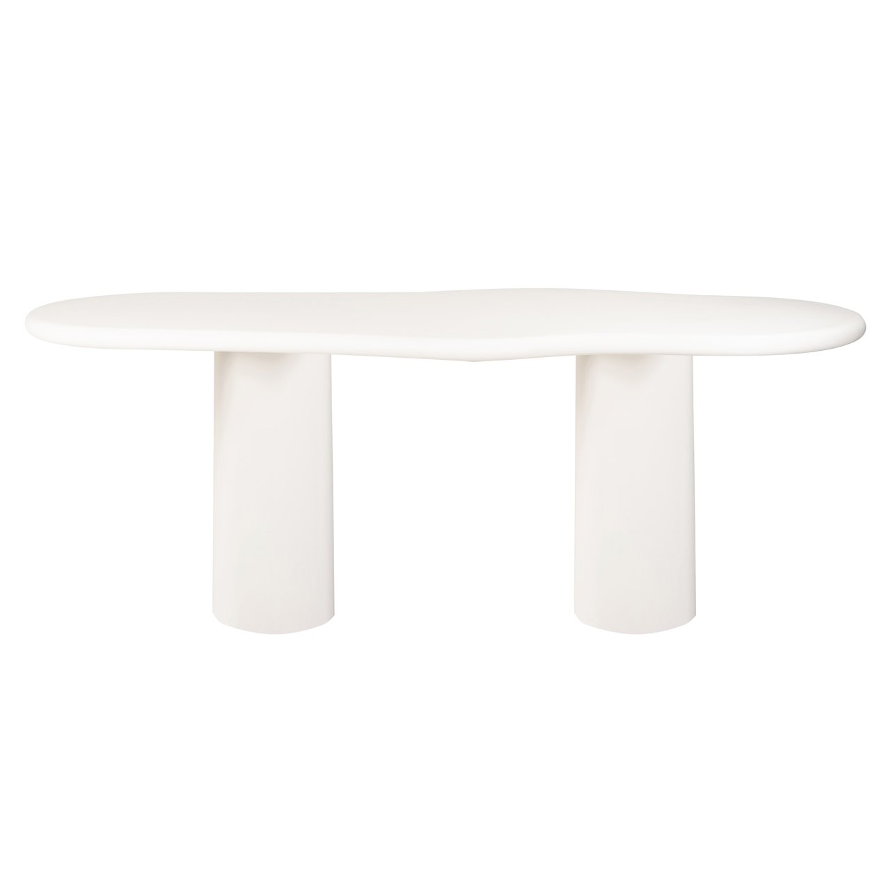 Organische Eettafel Bloomstone 260 x 120 cm - Wit - Afbeelding 3