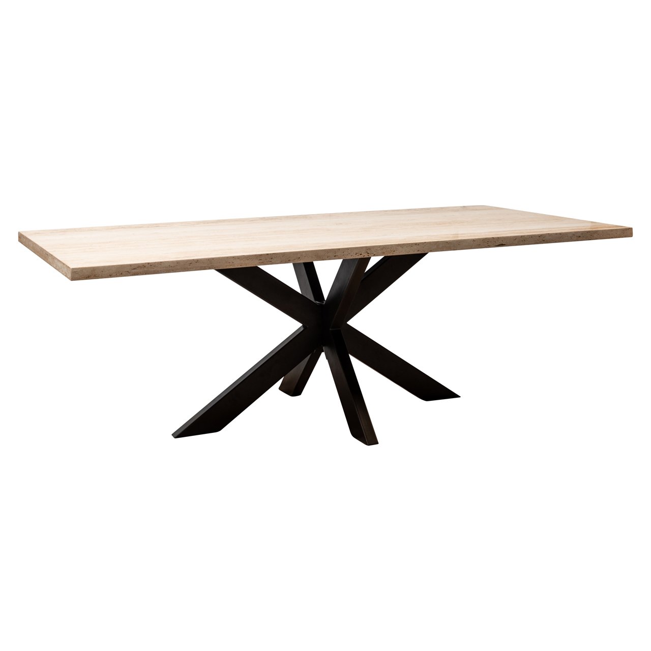 Eettafel Avalon 230 x 100 cm - Travertin