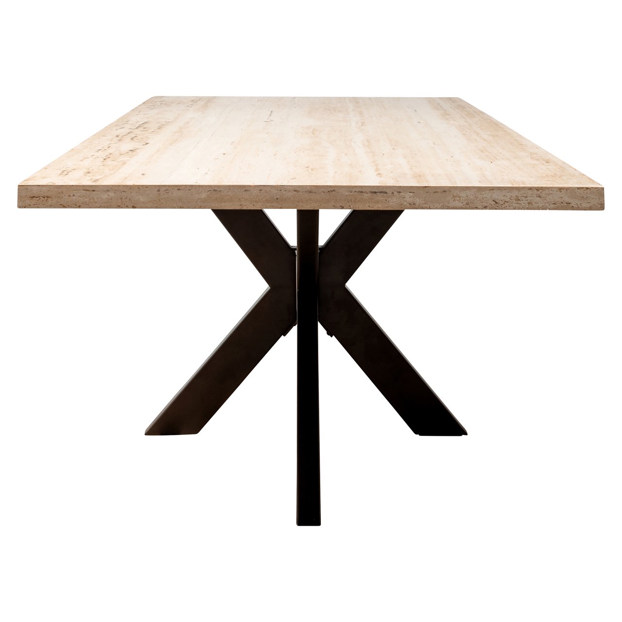 Eettafel Avalon 230 x 100 cm - Travertin - Afbeelding 2