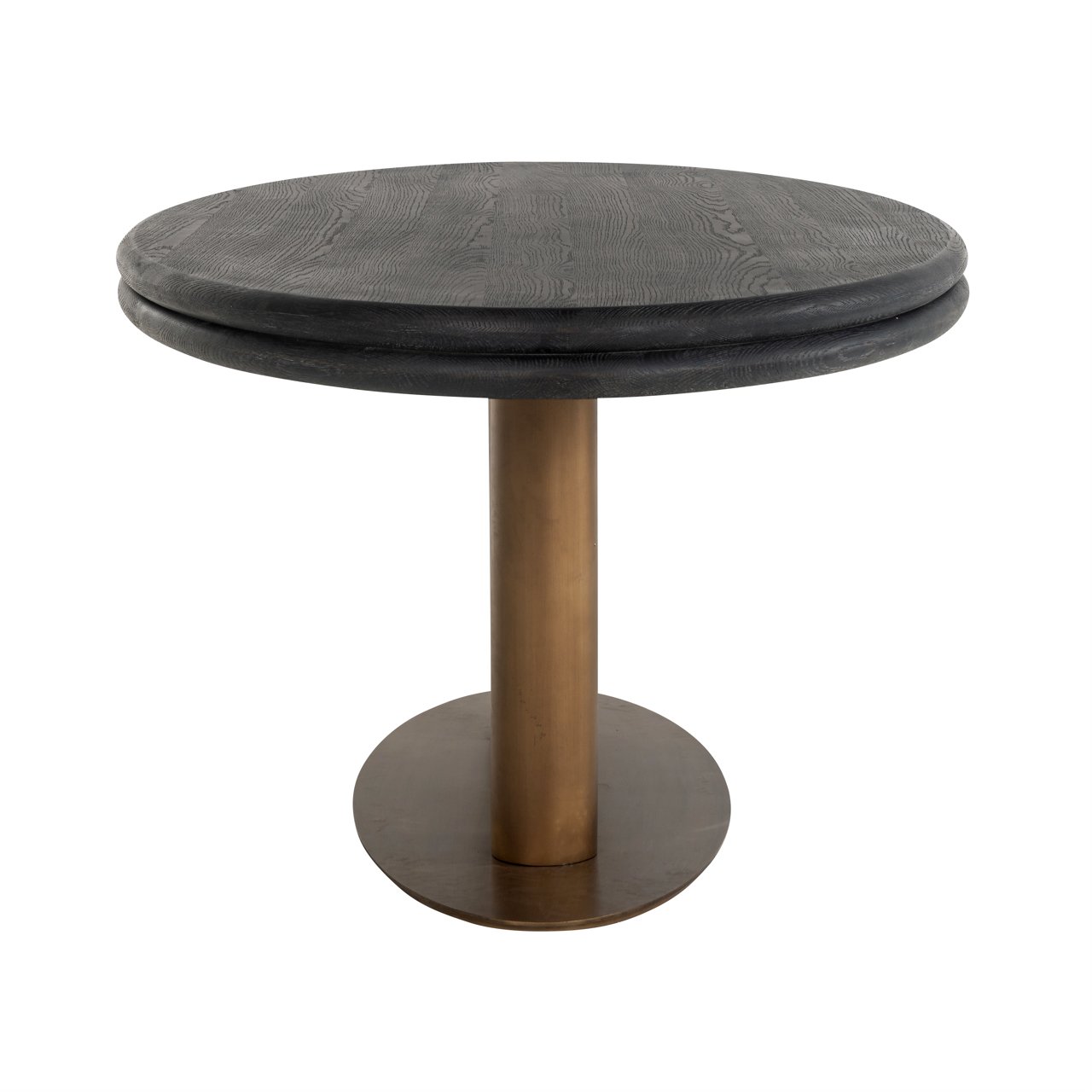 Ovale eettafel Macaron 235 x 110 cm - eikenhout met metalen onderstel - Afbeelding 2