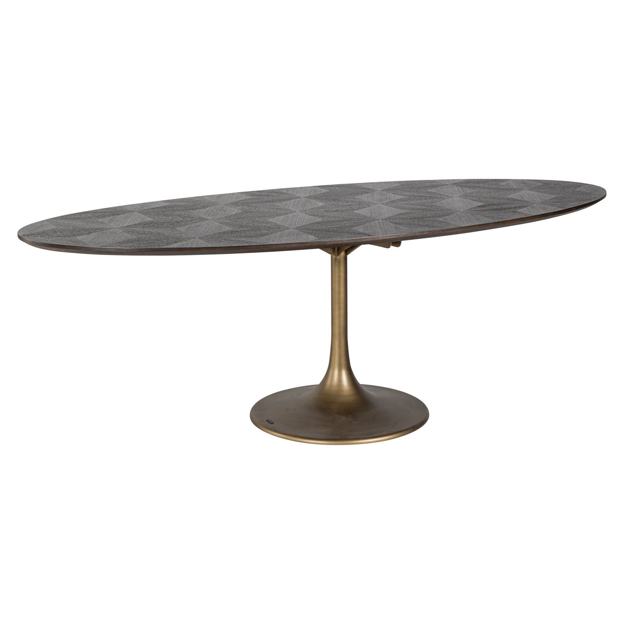 Ovale eettafel Luxor 230 x 110 cm - Bruin - Afbeelding 3